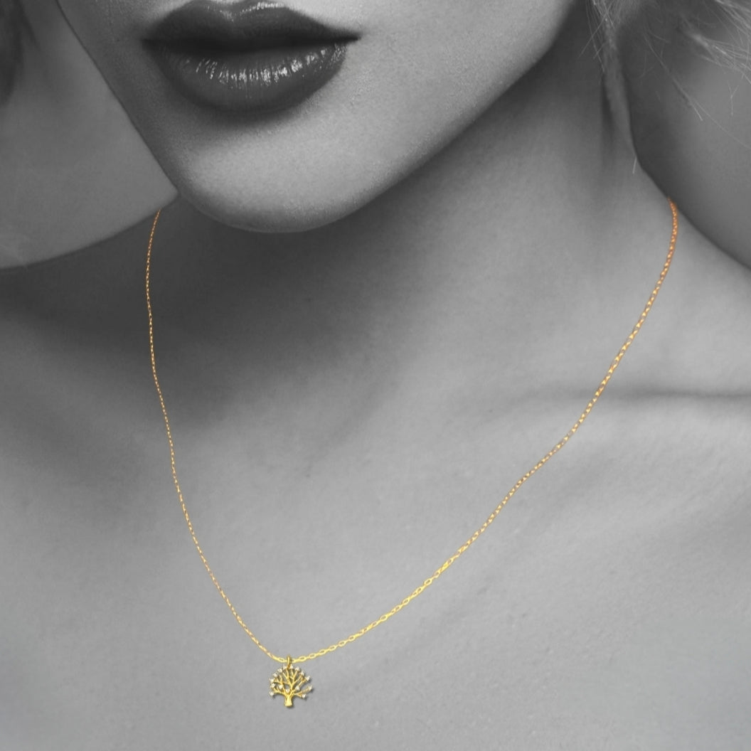 Gold Tree Of Life Necklace