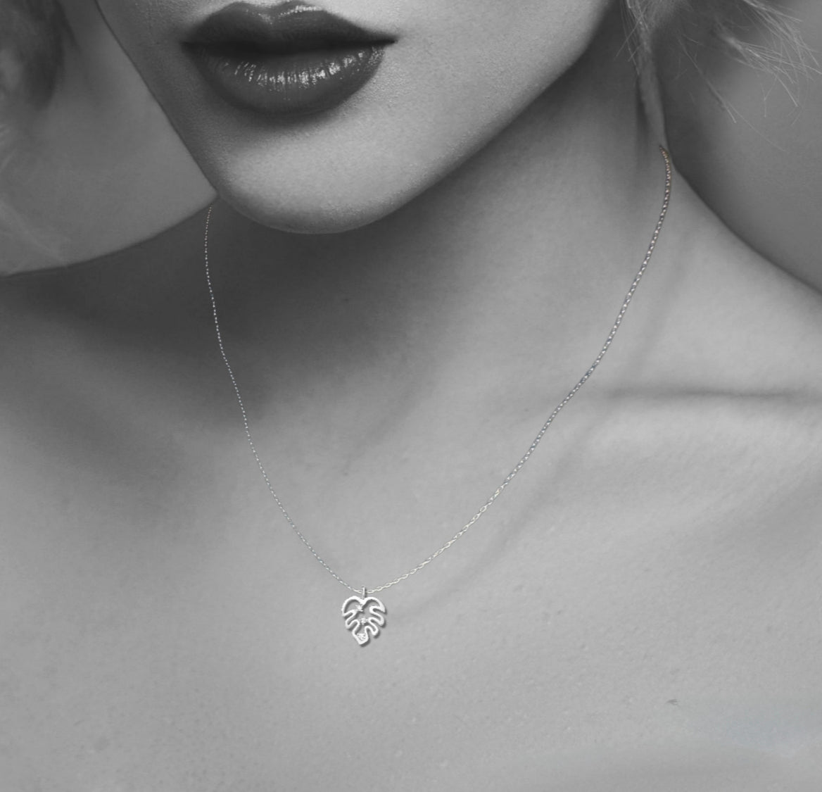 Silver Leaf Necklace