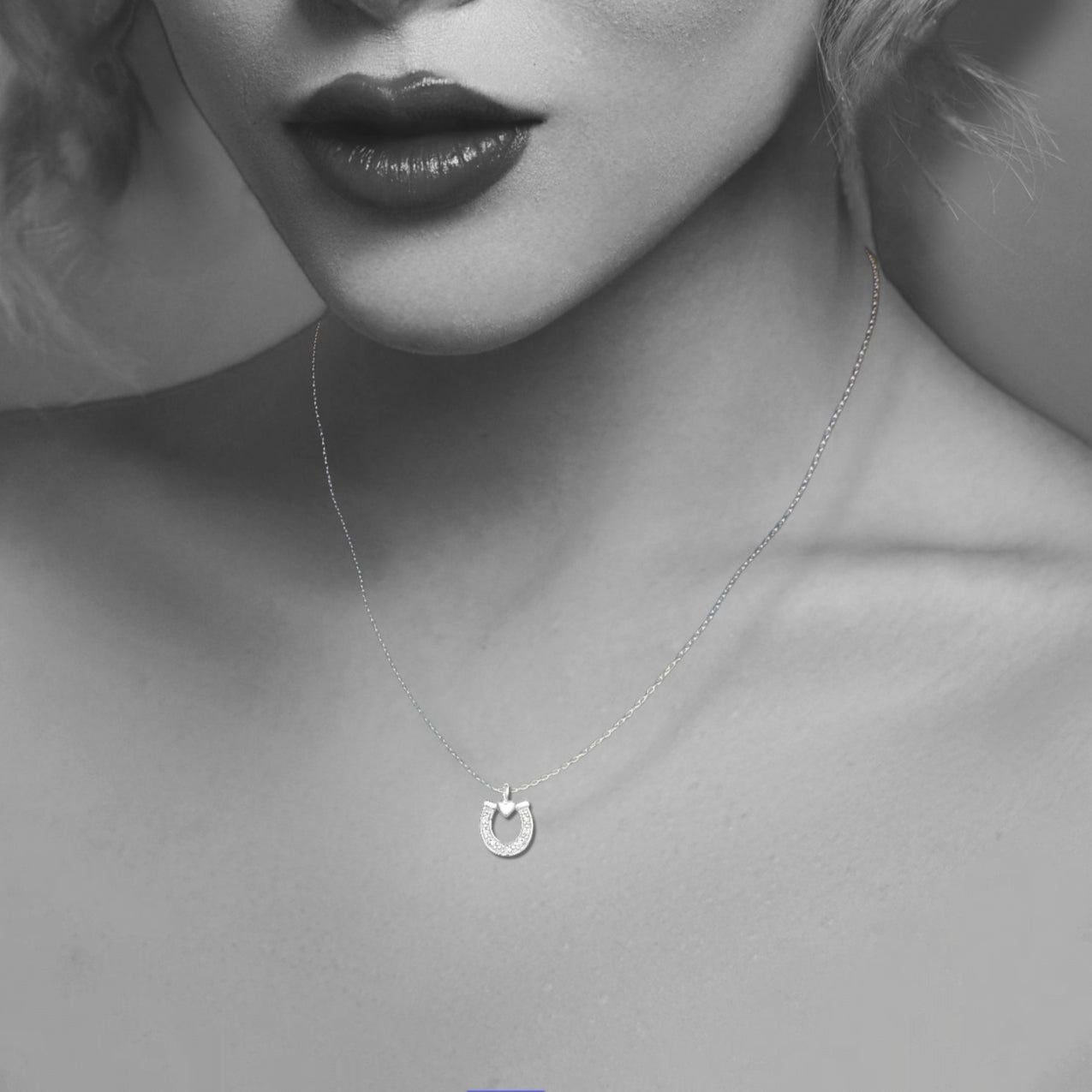 Silver Horseshoe Necklace