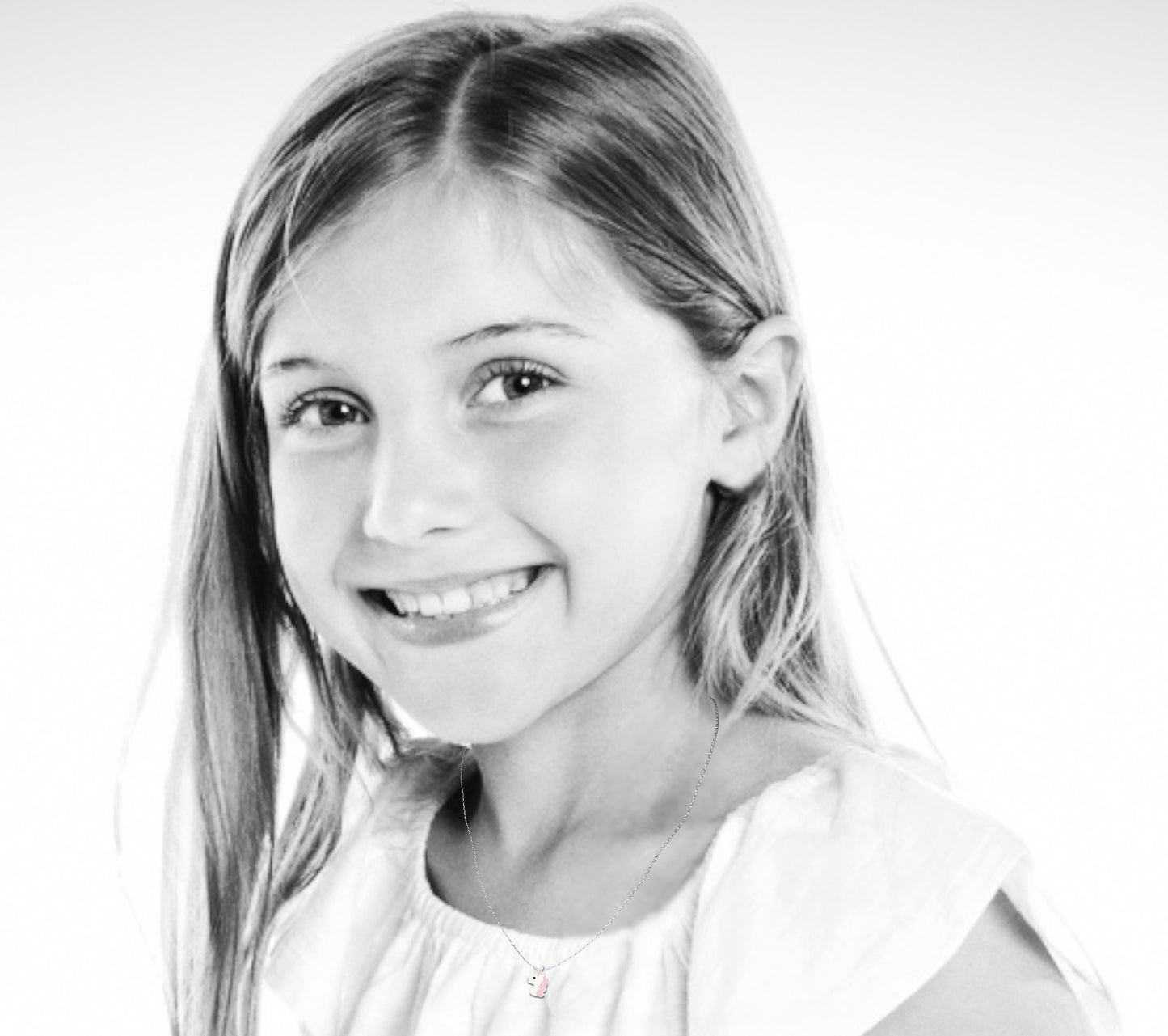 Children's Silver Unicorn Necklace