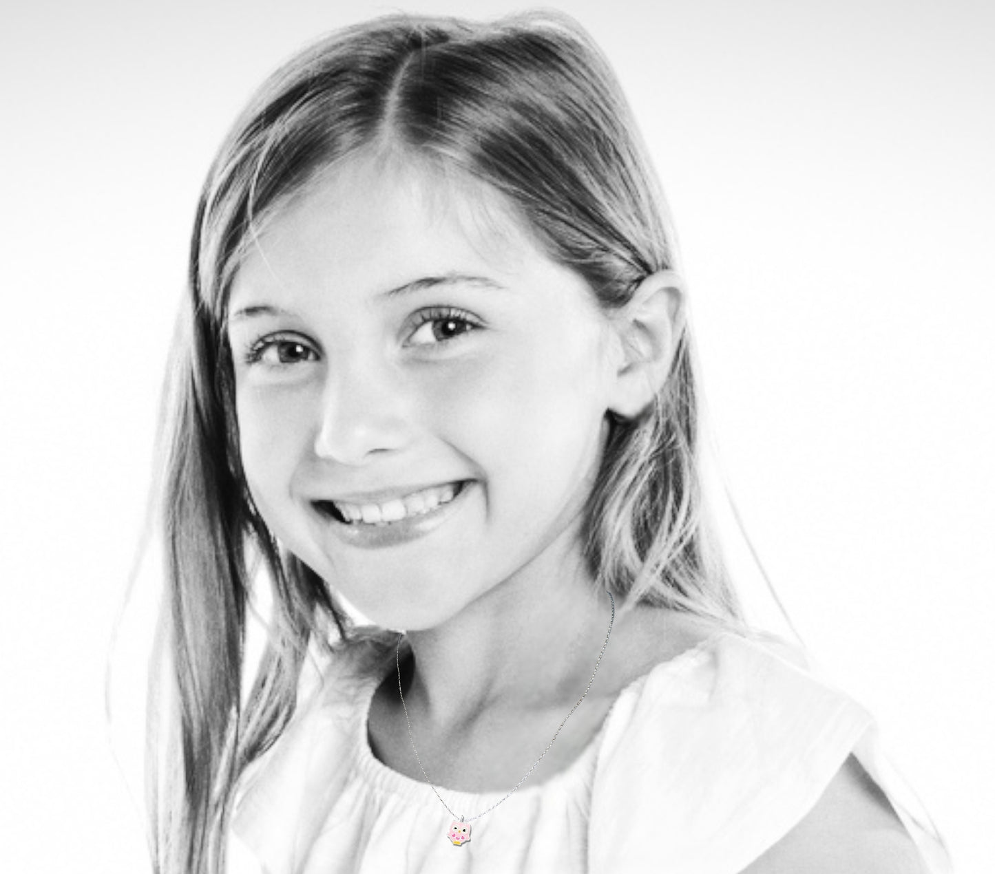 Children's Silver Owl Necklace