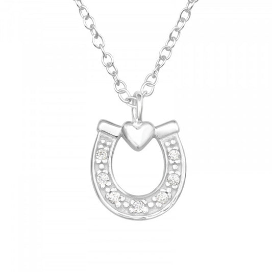 Silver Horseshoe Necklace