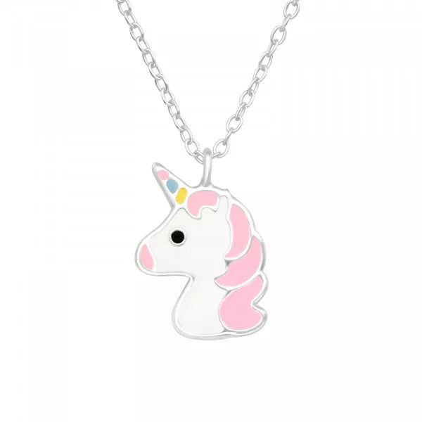 Children's Silver Unicorn Necklace